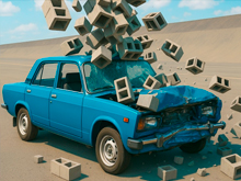 Автомобильный краш-тест: заброшенный город