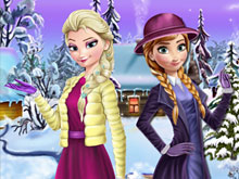 Холодное сердце: Зимняя одежда Эльзы и Анны