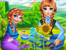 Холодное средце: Анна и дочь садовники
