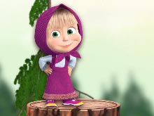 Маша и Медведь: Прыгни на пенек