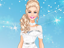 Одевалка: Снежная принцесса